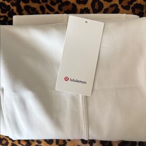 NWT Lululemon Softstreme HR Straight- Leg Pants Crop 24" BONE